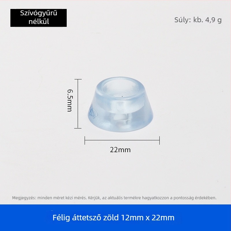 Gumi lábvédők bútorokhoz – asztal és szék lábakhoz, csúszásmentes, kopásálló, magasságot növelő, modell 001, márka Guheng