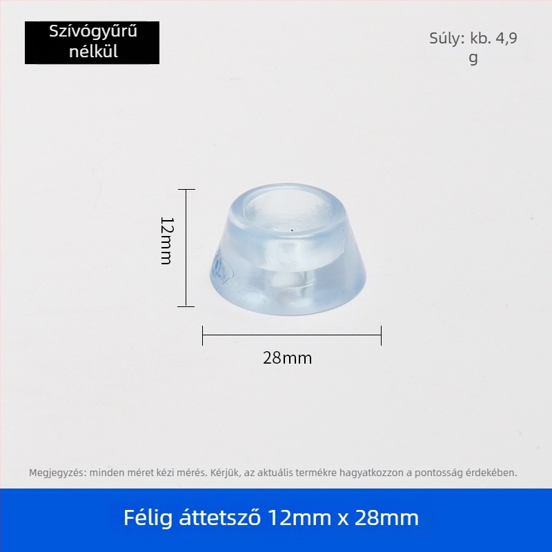 Gumi lábvédők bútorokhoz – asztal és szék lábakhoz, csúszásmentes, kopásálló, magasságot növelő, modell 001, márka Guheng