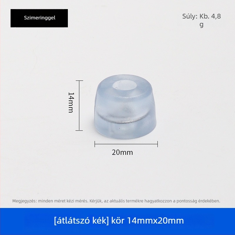 Gumi lábvédők bútorokhoz – asztal és szék lábakhoz, csúszásmentes, kopásálló, magasságot növelő, modell 001, márka Guheng