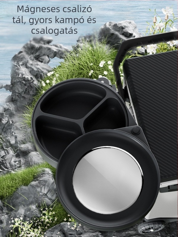 Horgász doboz Ginger Fishing - PP anyag, kapacitás 25-32