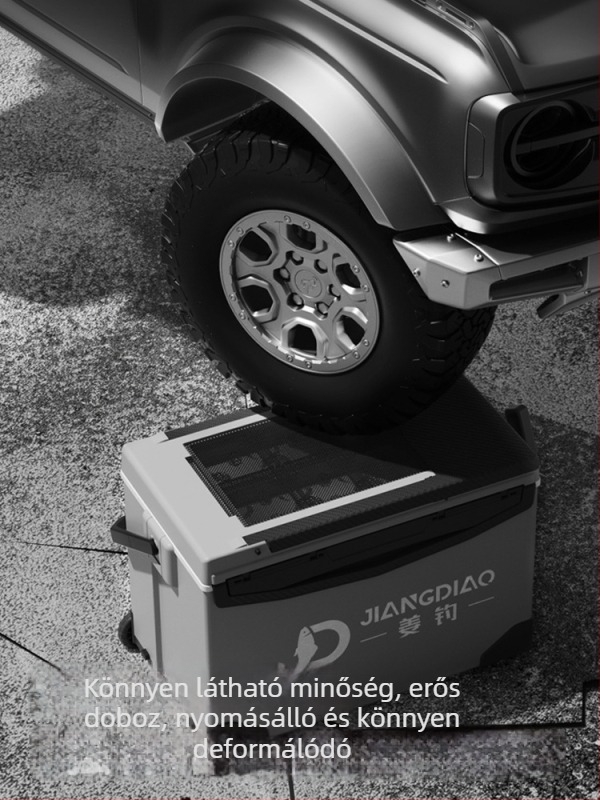 Horgász doboz Ginger Fishing - PP anyag, kapacitás 25-32