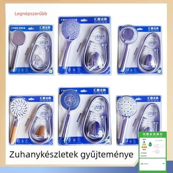 Huixin ABS Zuhanyfej Készlet – permetezés és eső funkciók, kézi szerelés, névleges nyomás 1.6 MPa