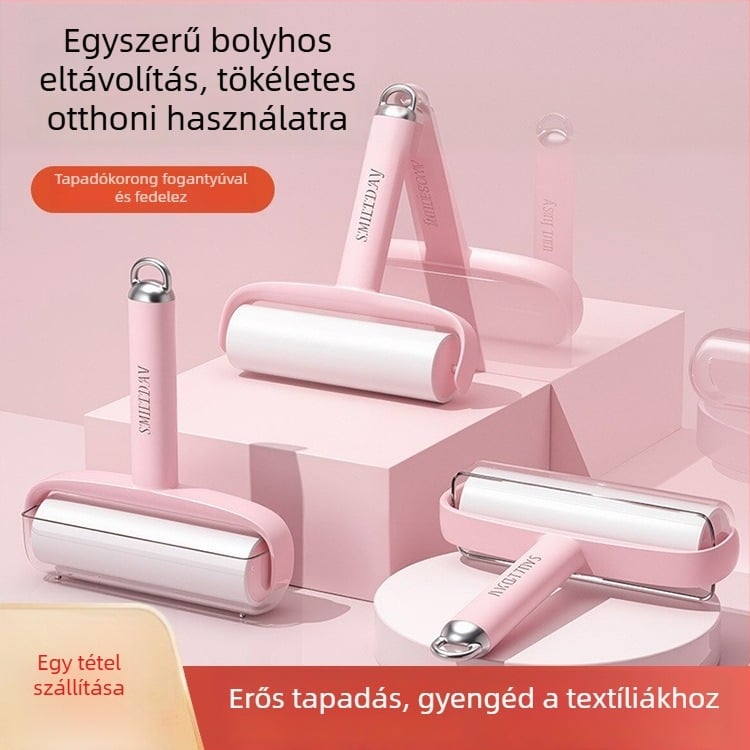 Lint roller cserélhető téphető tekercs macskaszőr eltávolítására, ruhák és haj tisztítására — Anyag: műanyag, Márka Yi wei, Stílus: Modern egyszerűség