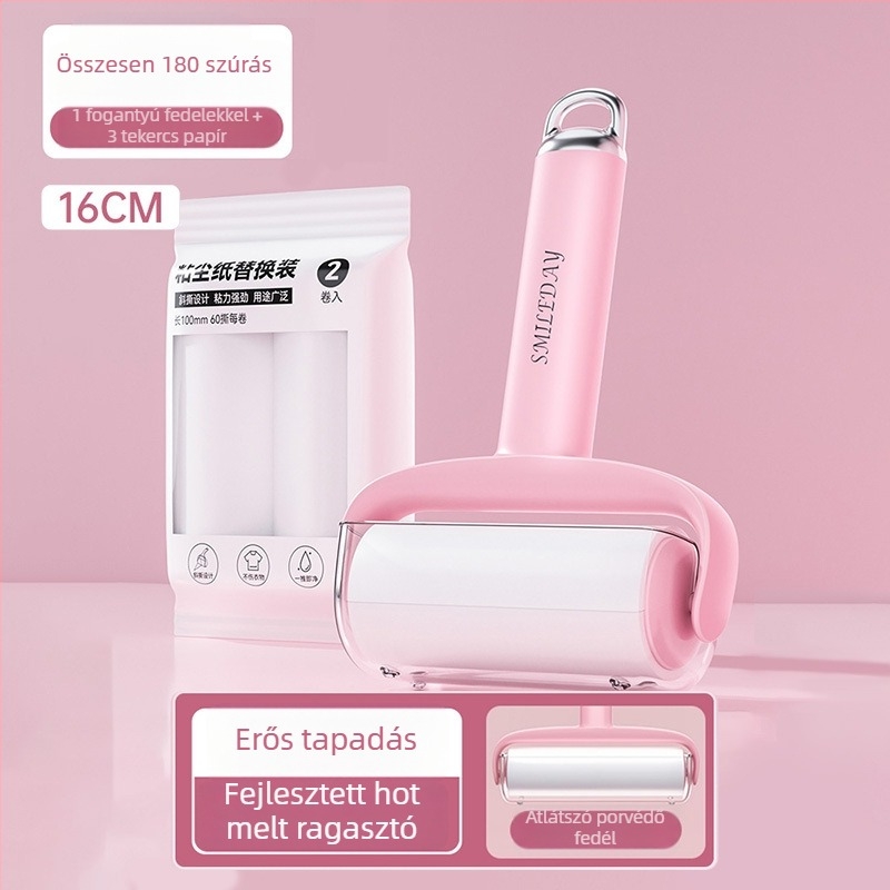 Lint roller cserélhető téphető tekercs macskaszőr eltávolítására, ruhák és haj tisztítására — Anyag: műanyag, Márka Yi wei, Stílus: Modern egyszerűség
