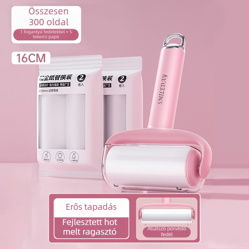 Lint roller cserélhető téphető tekercs macskaszőr eltávolítására, ruhák és haj tisztítására — Anyag: műanyag, Márka Yi wei, Stílus: Modern egyszerűség