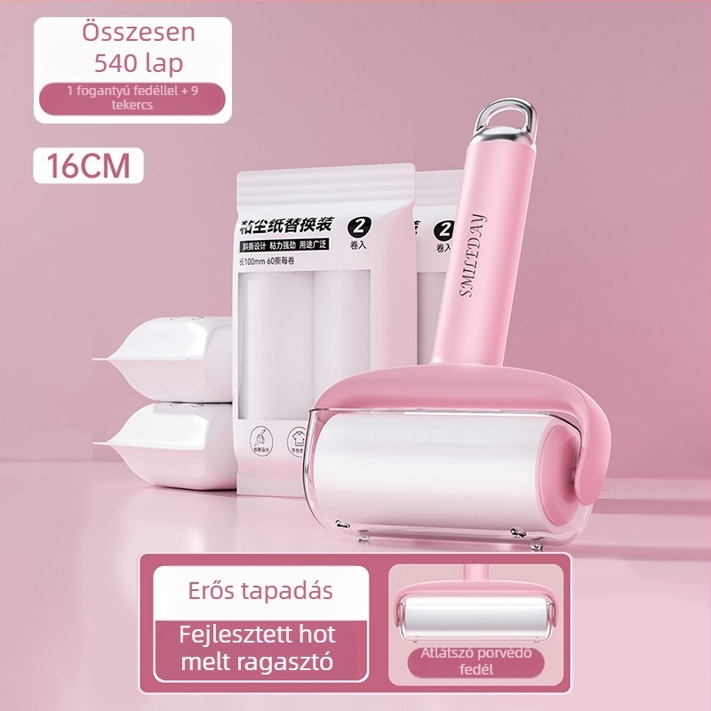 Lint roller cserélhető téphető tekercs macskaszőr eltávolítására, ruhák és haj tisztítására — Anyag: műanyag, Márka Yi wei, Stílus: Modern egyszerűség