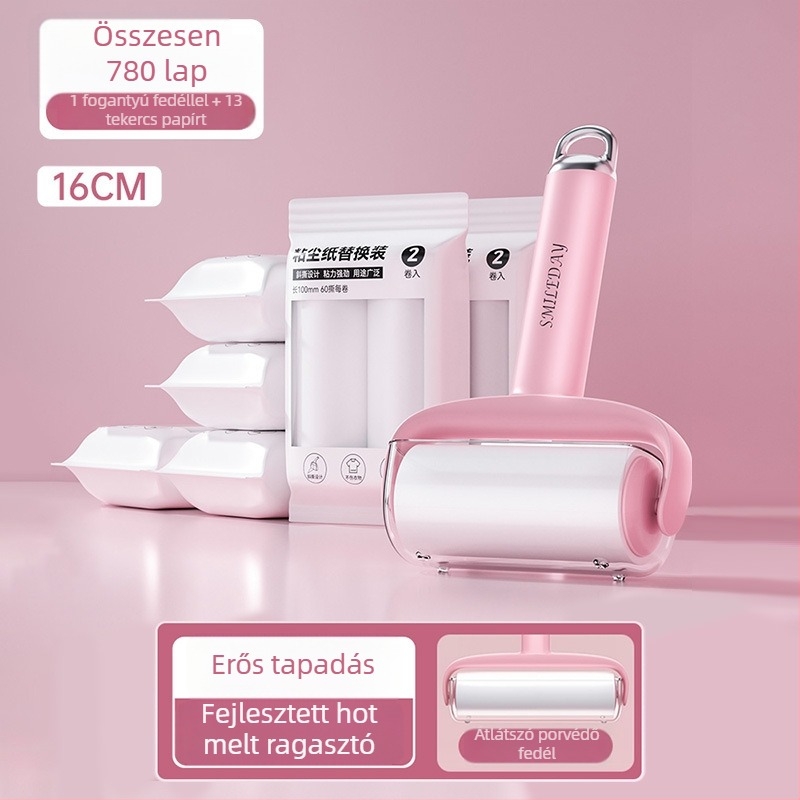 Lint roller cserélhető téphető tekercs macskaszőr eltávolítására, ruhák és haj tisztítására — Anyag: műanyag, Márka Yi wei, Stílus: Modern egyszerűség