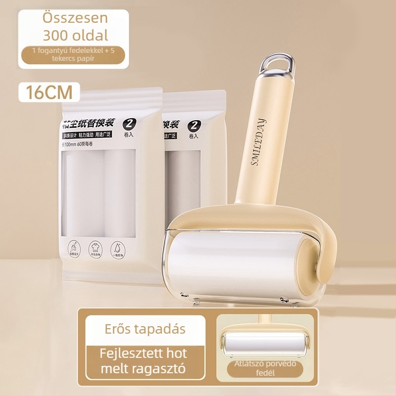 Lint roller cserélhető téphető tekercs macskaszőr eltávolítására, ruhák és haj tisztítására — Anyag: műanyag, Márka Yi wei, Stílus: Modern egyszerűség