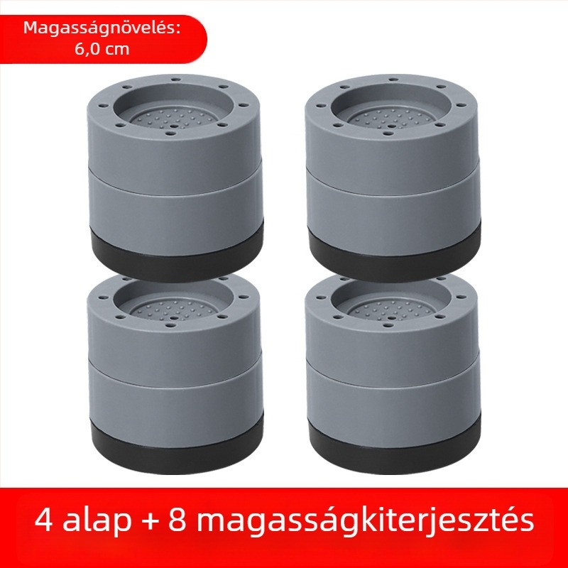 Asztal lábainak magasság növelő alátétek | Anyag: polietilén | Modell: sarokasztal-emelő pad | Stílus: modern minimál