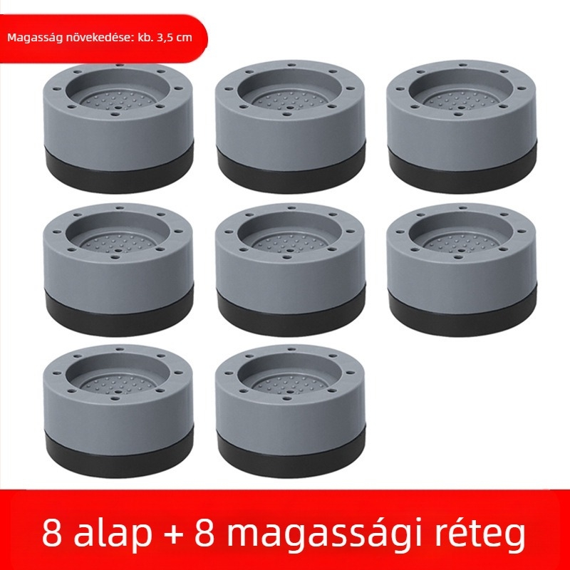 Asztal lábainak magasság növelő alátétek | Anyag: polietilén | Modell: sarokasztal-emelő pad | Stílus: modern minimál