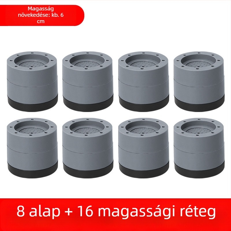 Asztal lábainak magasság növelő alátétek | Anyag: polietilén | Modell: sarokasztal-emelő pad | Stílus: modern minimál