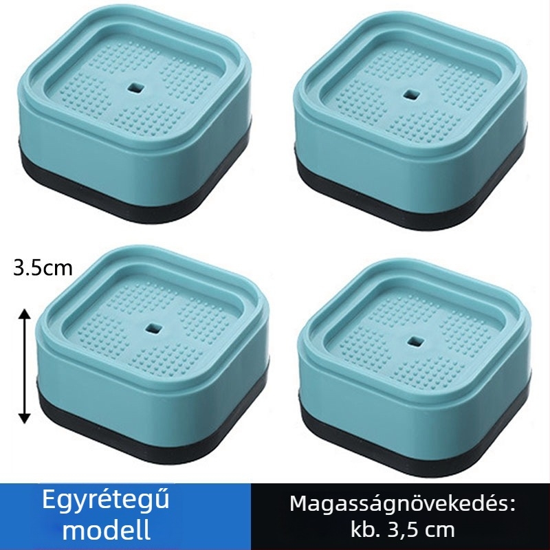 Asztal lábainak magasság növelő alátétek | Anyag: polietilén | Modell: sarokasztal-emelő pad | Stílus: modern minimál