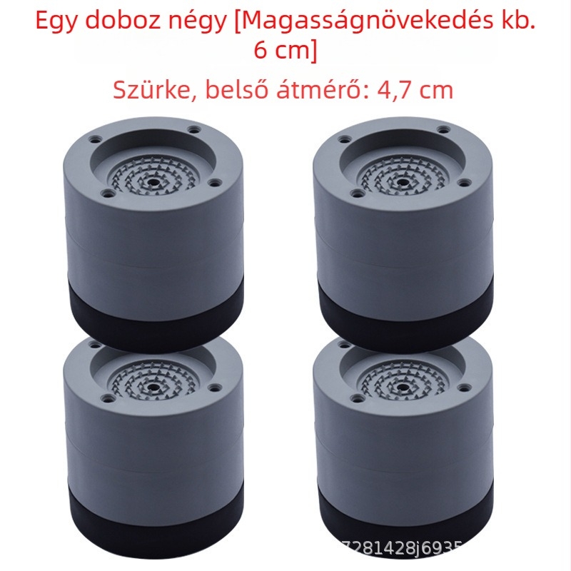 Asztal lábainak magasság növelő alátétek | Anyag: polietilén | Modell: sarokasztal-emelő pad | Stílus: modern minimál