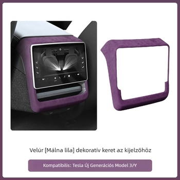 Tesla Model 3/Y ajtó belső kezelőpaneljéhez velúr bőr belső kiegészítő – FMP, pattintásos telepítés, műbőr
