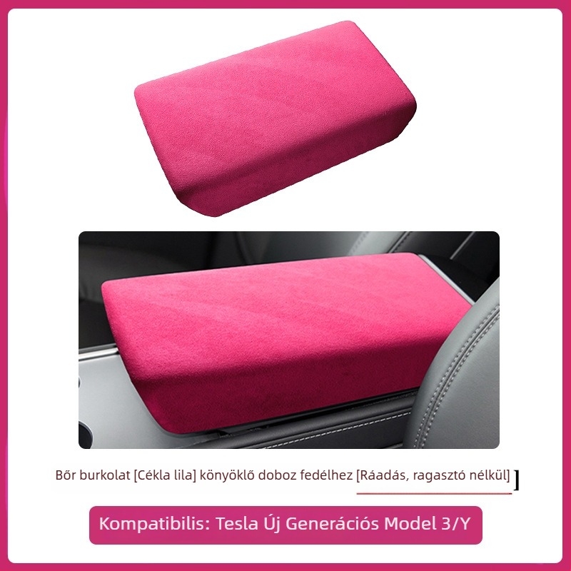 Tesla Model 3/Y ajtó belső kezelőpaneljéhez velúr bőr belső kiegészítő – FMP, pattintásos telepítés, műbőr
