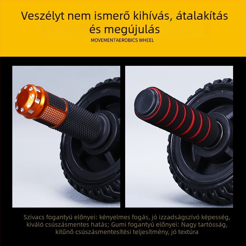 Szakmai kategóriájú hasizom görgő, modell 985, nem összecsukható, családi használatra