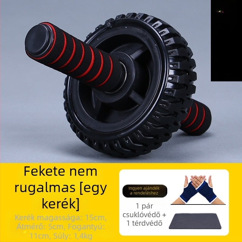 Szakmai kategóriájú hasizom görgő, modell 985, nem összecsukható, családi használatra