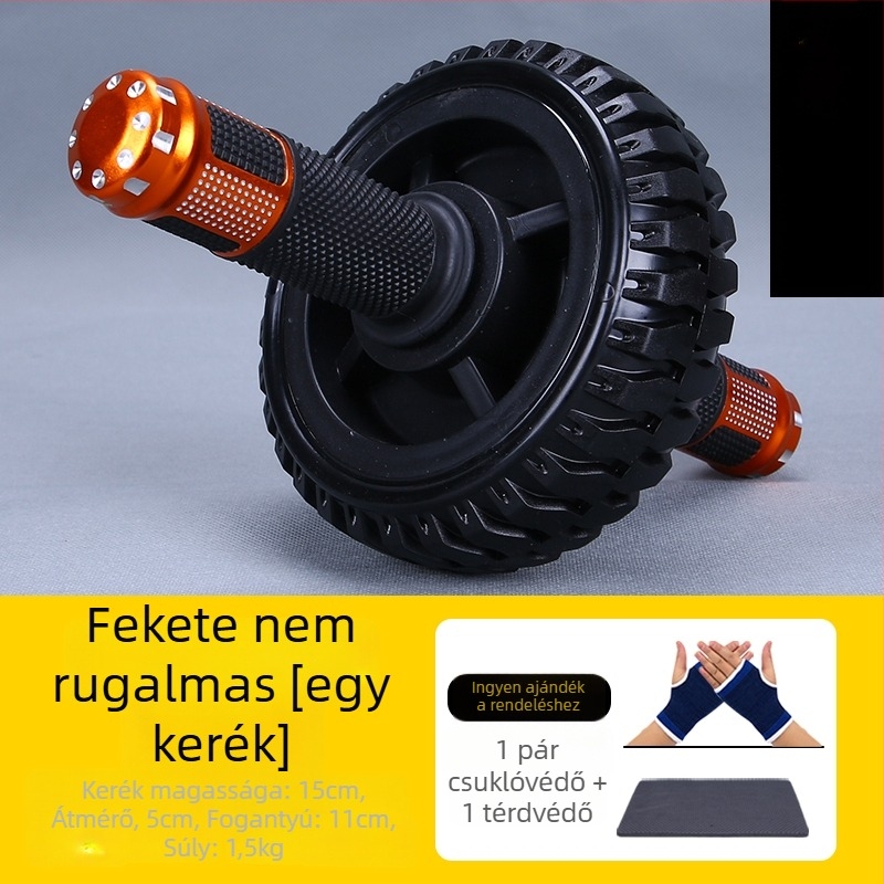 Szakmai kategóriájú hasizom görgő, modell 985, nem összecsukható, családi használatra