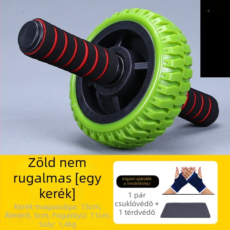 Szakmai kategóriájú hasizom görgő, modell 985, nem összecsukható, családi használatra