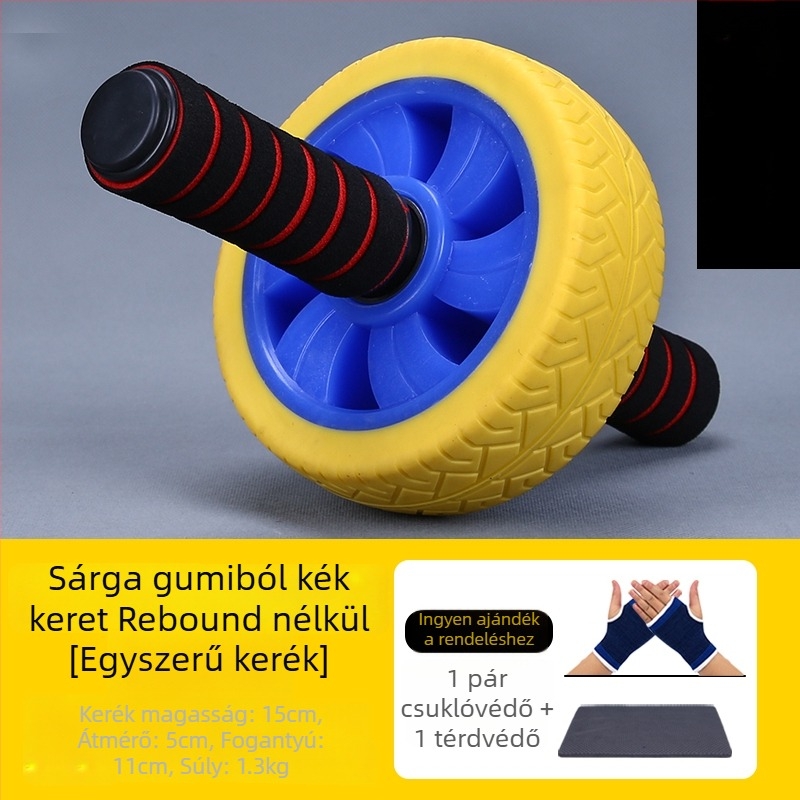 Szakmai kategóriájú hasizom görgő, modell 985, nem összecsukható, családi használatra