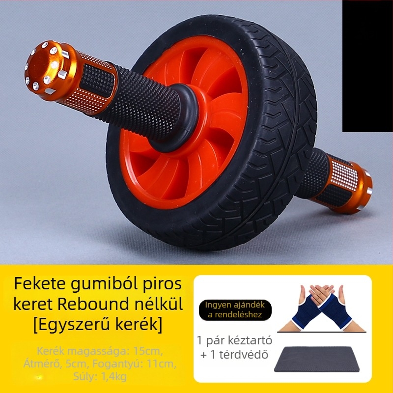 Szakmai kategóriájú hasizom görgő, modell 985, nem összecsukható, családi használatra