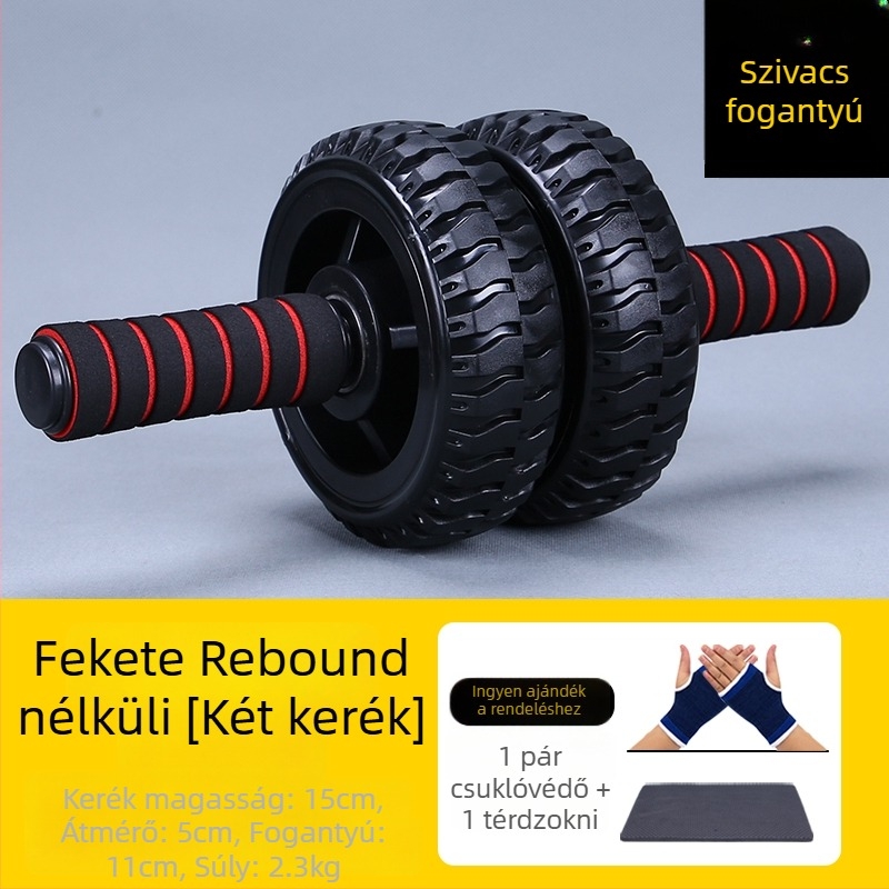 Szakmai kategóriájú hasizom görgő, modell 985, nem összecsukható, családi használatra