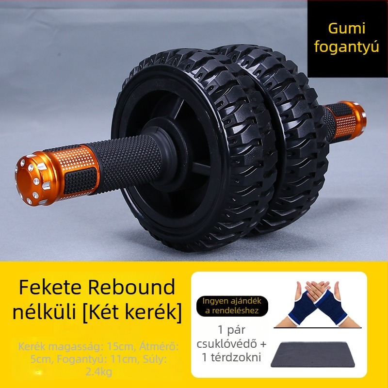 Szakmai kategóriájú hasizom görgő, modell 985, nem összecsukható, családi használatra