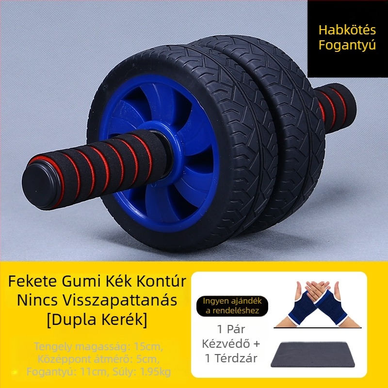 Szakmai kategóriájú hasizom görgő, modell 985, nem összecsukható, családi használatra