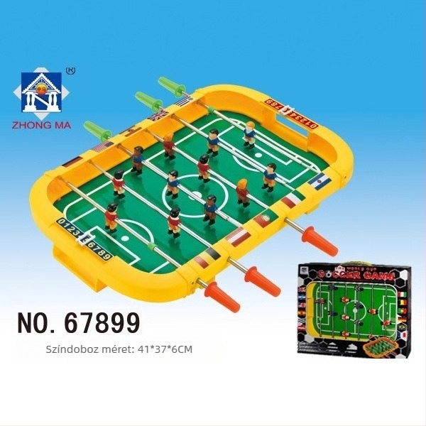 Két személyes mini asztali foci, műanyagból, 4-6 éveseknek