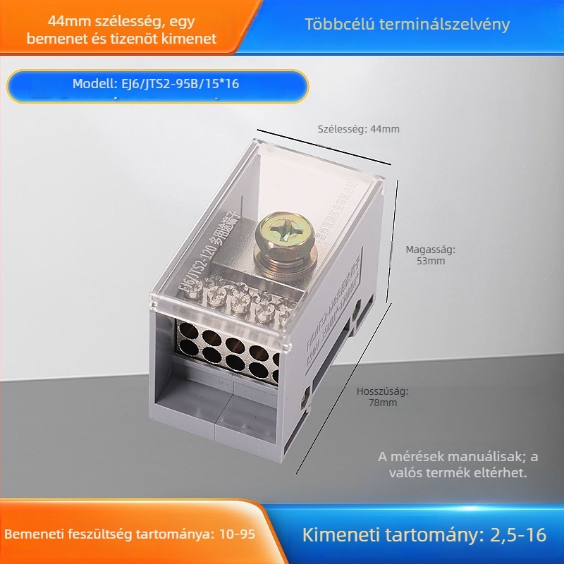 Sq6/Jts2 sorozat csatlakozó doboz, egy bemenet, több kimenet, szigetelt ház