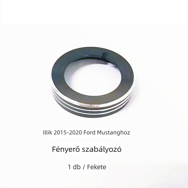 Mustang középkonzol gomb dekoratív gyűrű, alumíniumötvözet, modell FTym, 2015–2020 kompatibilis