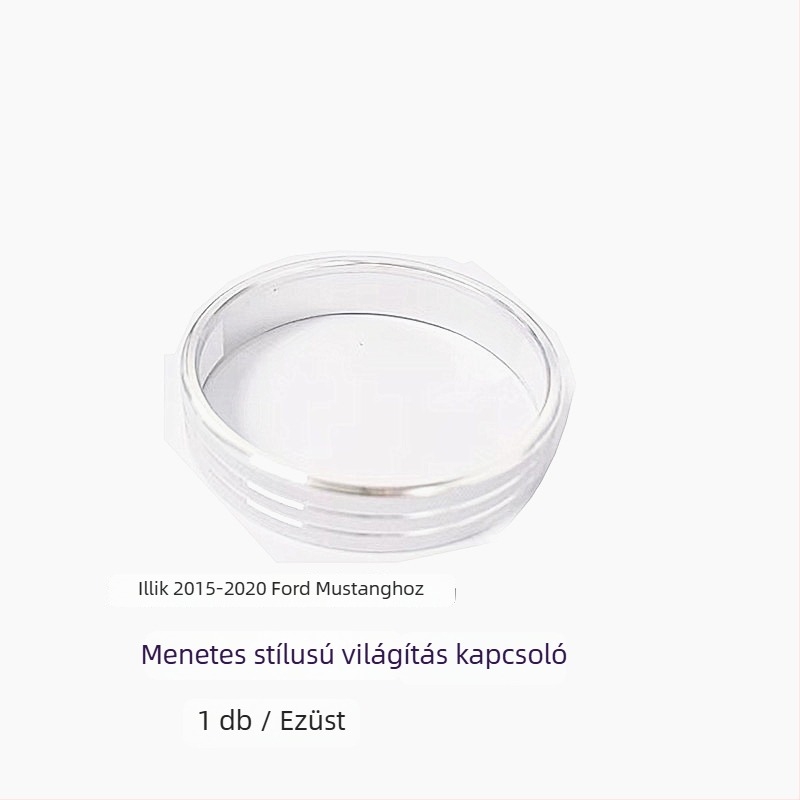 Mustang középkonzol gomb dekoratív gyűrű, alumíniumötvözet, modell FTym, 2015–2020 kompatibilis