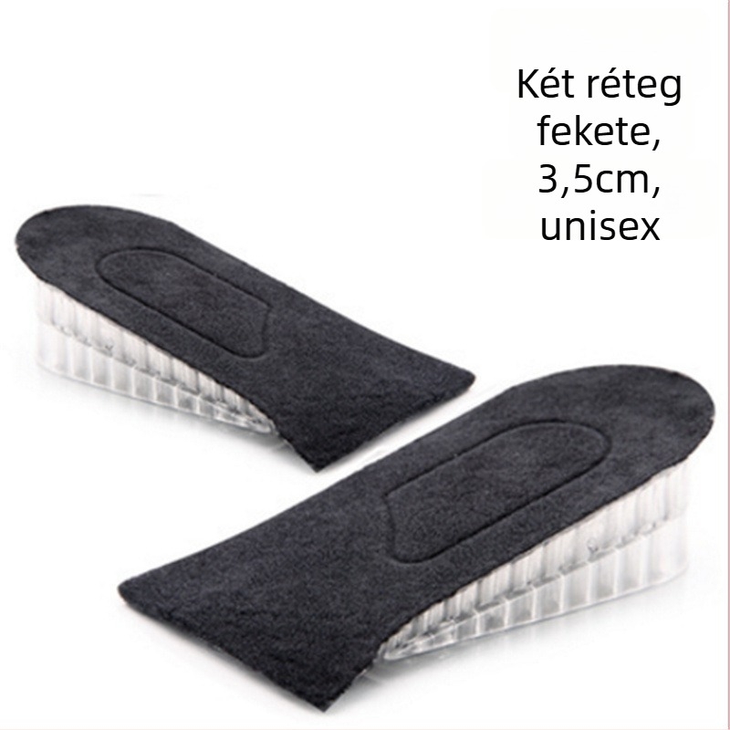 Szilikon magasságot növelő talpbetét, láthatatlan, méhsejt szerkezetű légáteresztő kialítás, modell zgdqk01, férfiak és nők számára, alkalmas bőrcipőkhöz, csizmához, hétköznapi és sportcipőkhöz