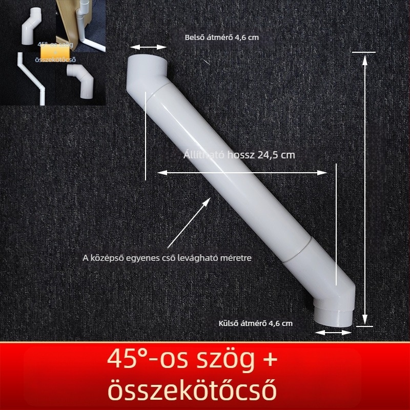 Guggoló WC víztartályának kiegészítője (PP; Hanging waves; Injection molding; Modern minimál stílus)