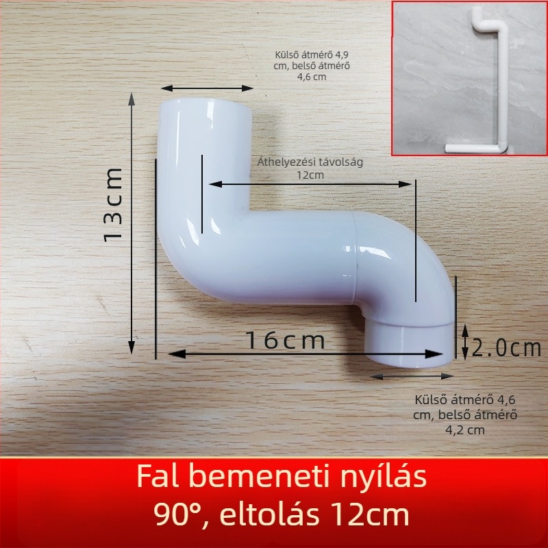 Guggoló WC víztartályának kiegészítője (PP; Hanging waves; Injection molding; Modern minimál stílus)