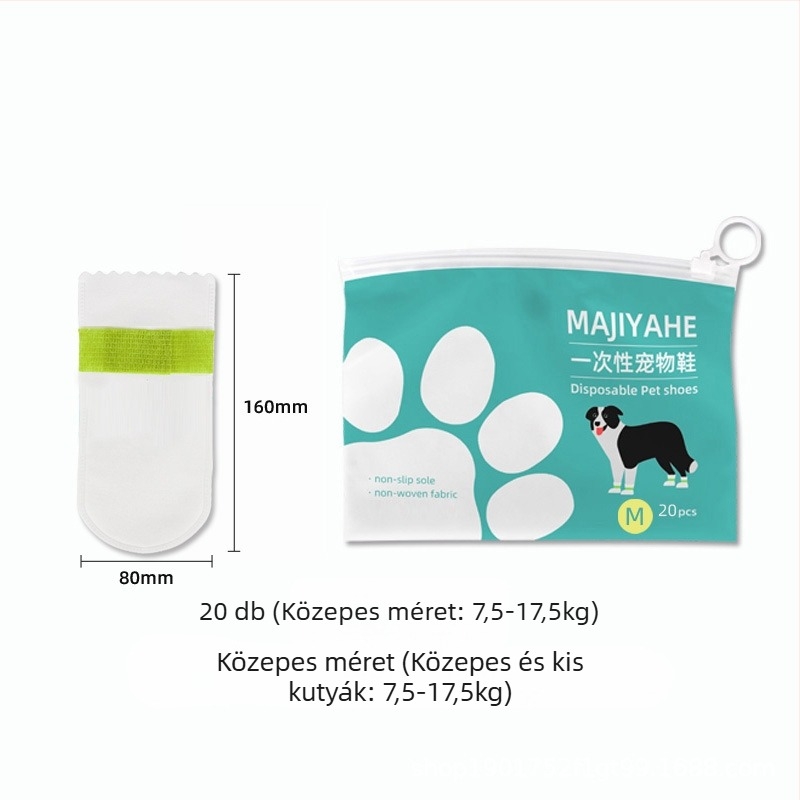 MAJIYAHE Kisállatcipővédők – csúszásmentes, Casual stílus, univerzális, Modell 001