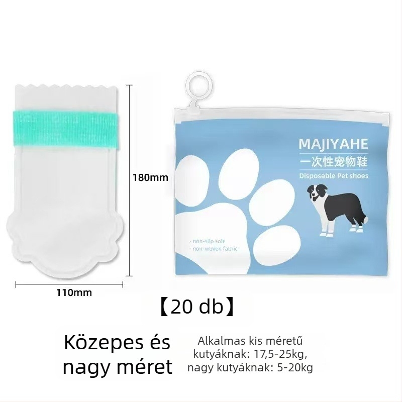 MAJIYAHE Kisállatcipővédők – csúszásmentes, Casual stílus, univerzális, Modell 001