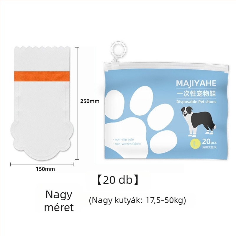 MAJIYAHE Kisállatcipővédők – csúszásmentes, Casual stílus, univerzális, Modell 001