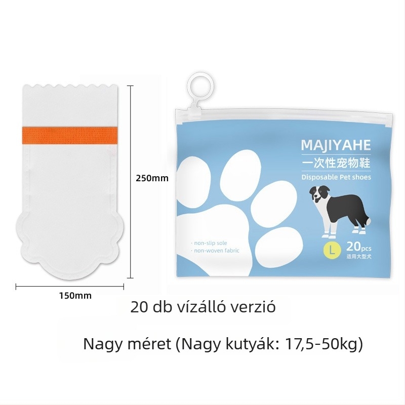 MAJIYAHE Kisállatcipővédők – csúszásmentes, Casual stílus, univerzális, Modell 001