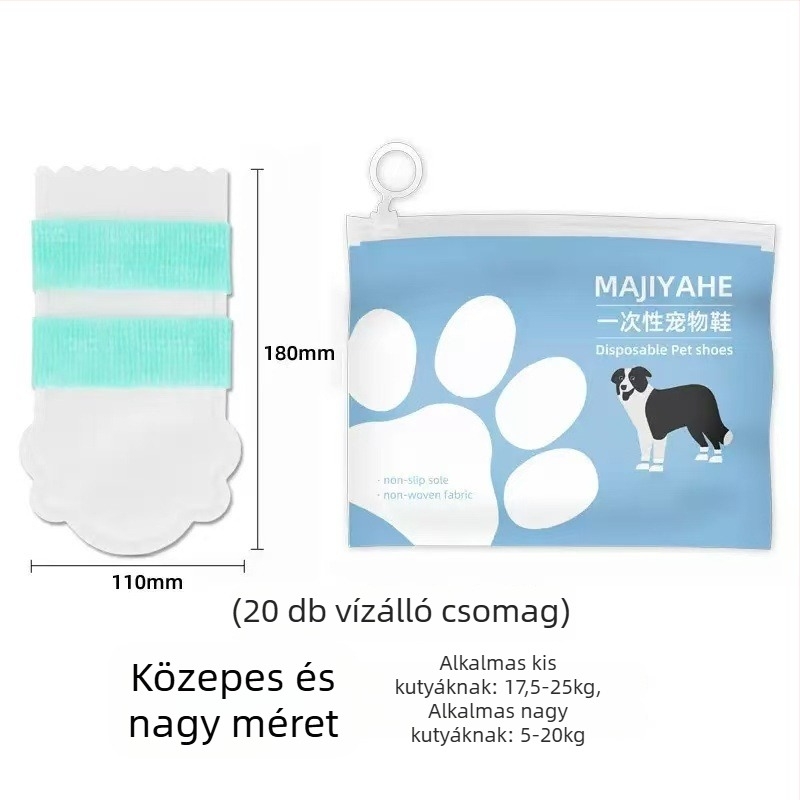 MAJIYAHE Kisállatcipővédők – csúszásmentes, Casual stílus, univerzális, Modell 001
