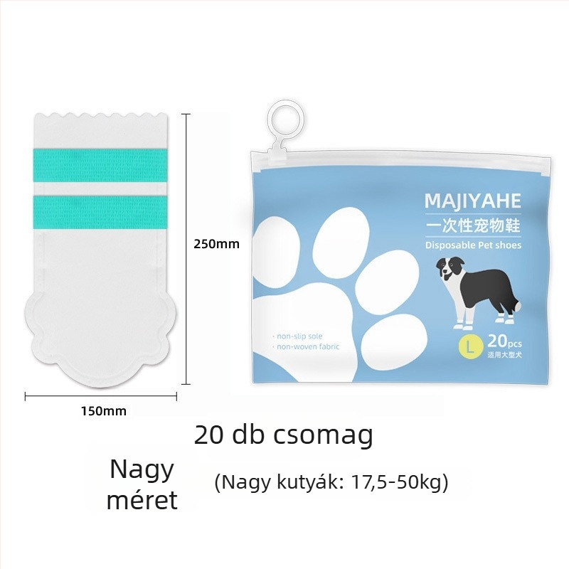 MAJIYAHE Kisállatcipővédők – csúszásmentes, Casual stílus, univerzális, Modell 001
