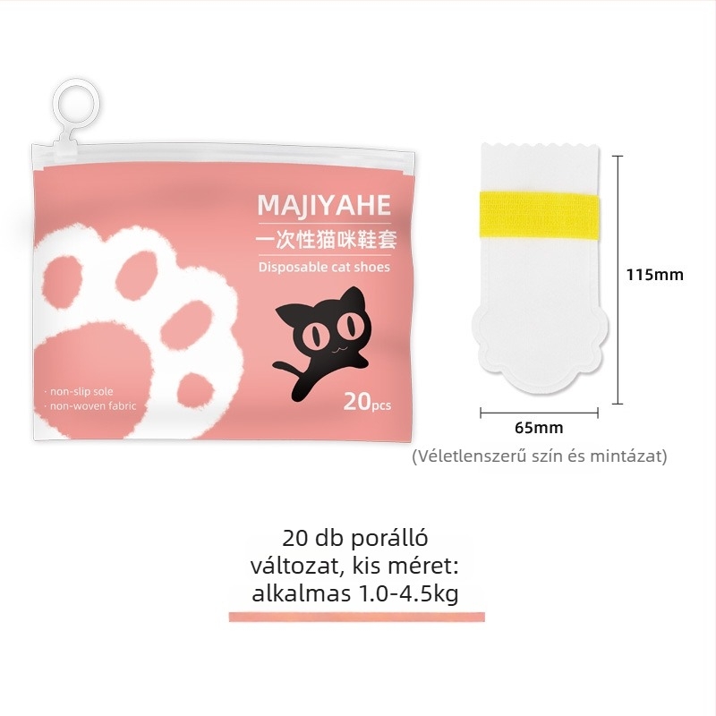 MAJIYAHE Kisállatcipővédők – csúszásmentes, Casual stílus, univerzális, Modell 001