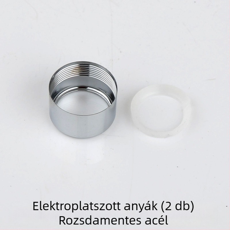 Fürdőszobai zuhanyoszlop felső csatlakozó, 4-pontos univerzális golyóscsap fej, forgó mozgó golyó