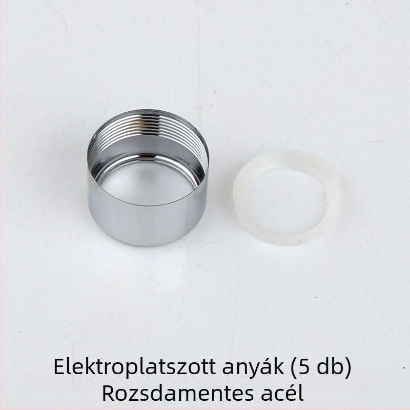 Fürdőszobai zuhanyoszlop felső csatlakozó, 4-pontos univerzális golyóscsap fej, forgó mozgó golyó