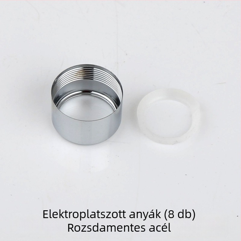 Fürdőszobai zuhanyoszlop felső csatlakozó, 4-pontos univerzális golyóscsap fej, forgó mozgó golyó