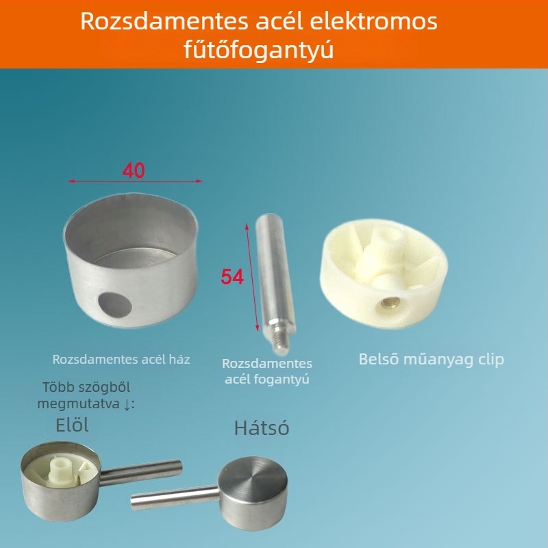 Elektromos melegvíz csap javításához műanyagfedél, kiegészítők, oldalsó tömítőfedél az azonnali melegítéshez, kör alakú fagyálló gyűrű