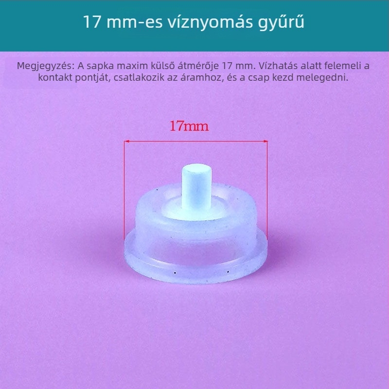 Elektromos melegvíz csap javításához műanyagfedél, kiegészítők, oldalsó tömítőfedél az azonnali melegítéshez, kör alakú fagyálló gyűrű