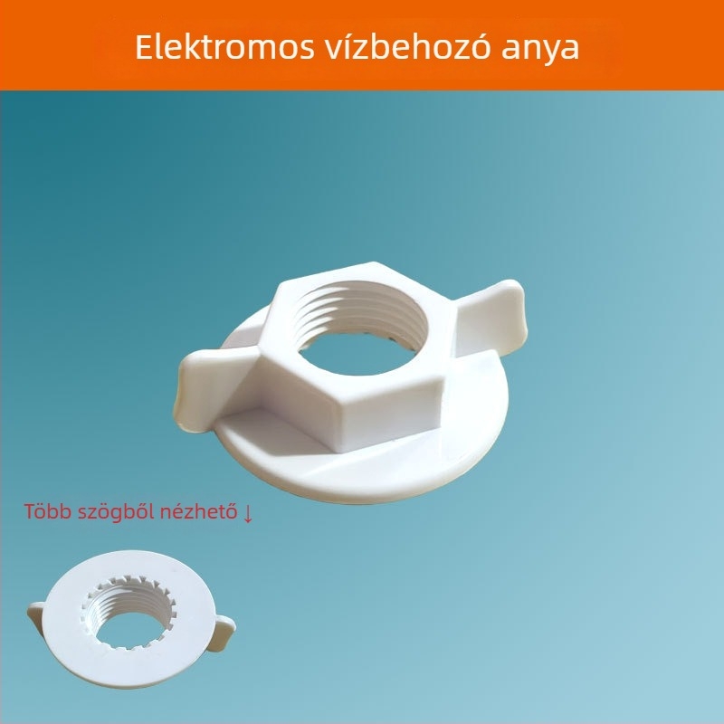 Elektromos melegvíz csap javításához műanyagfedél, kiegészítők, oldalsó tömítőfedél az azonnali melegítéshez, kör alakú fagyálló gyűrű