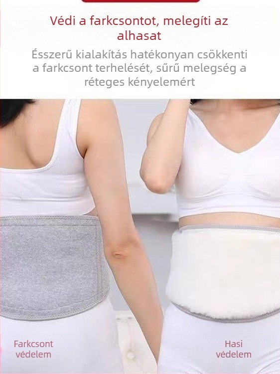 Teljes körű gyapjú deréktámasz kültéri sportokhoz és kerékpározáshoz, meleg deréktámasz