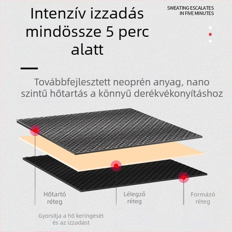 Új neoprén dereköv edzéshez, izzadtság-kezeléshez és derékformázáshoz, erőemelés támogatással, férfiaknak és nőknek
